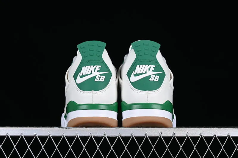 All categories Air Jordan Jordan series basketball shoes Air Jordan 4 OG version Nk SB x Air Jordan 4 "Pine Green" AJ4 Joe 4 joint white green DR5415-103